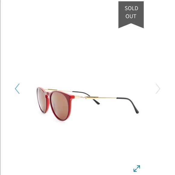 New 💯Authentic Versace Red Cat Eye Sunglasses - Picture 2 of 2